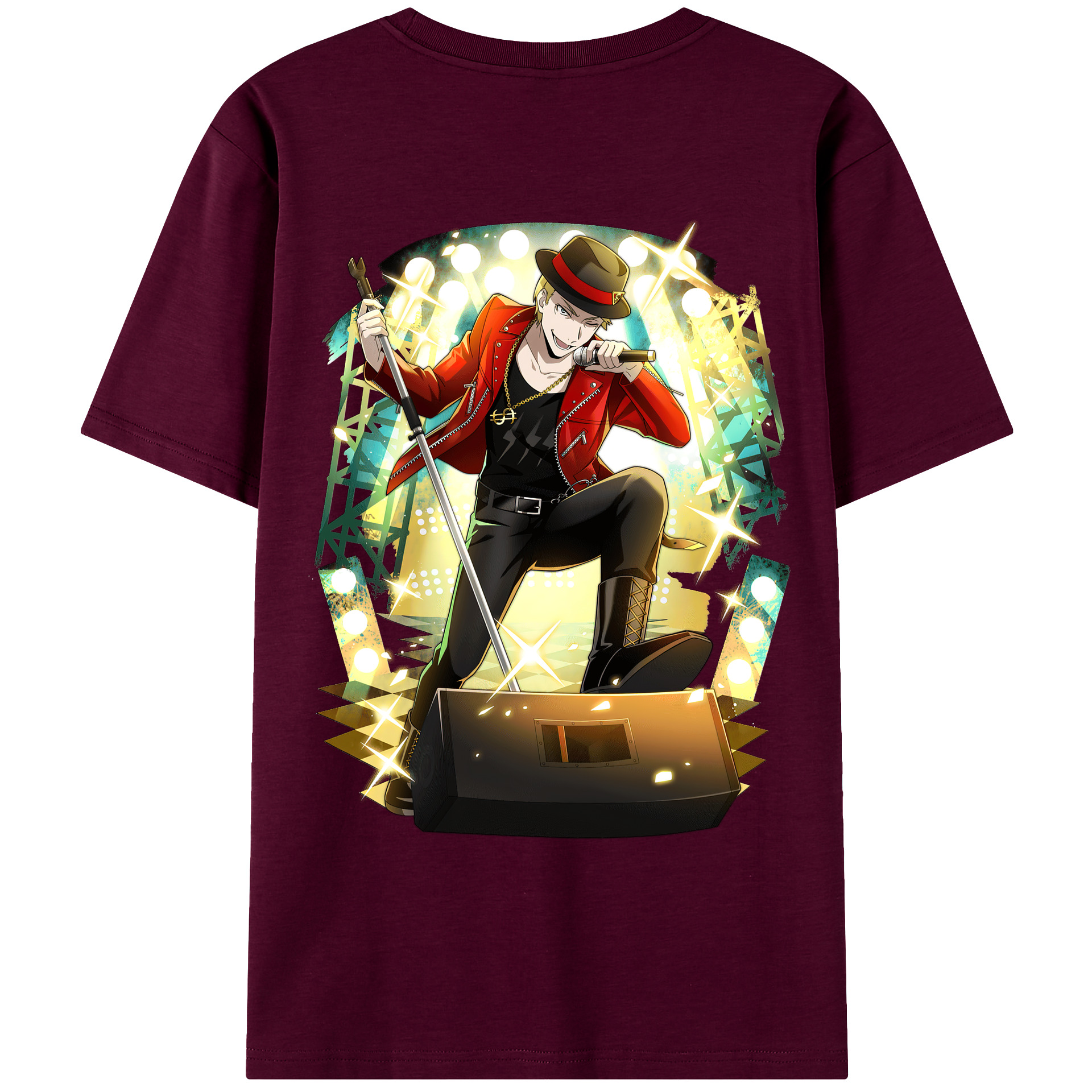 （画像用） 文豪ストレイドッグス Bungo Stray Dogs レディース半袖Tシャツ(バックプリント)